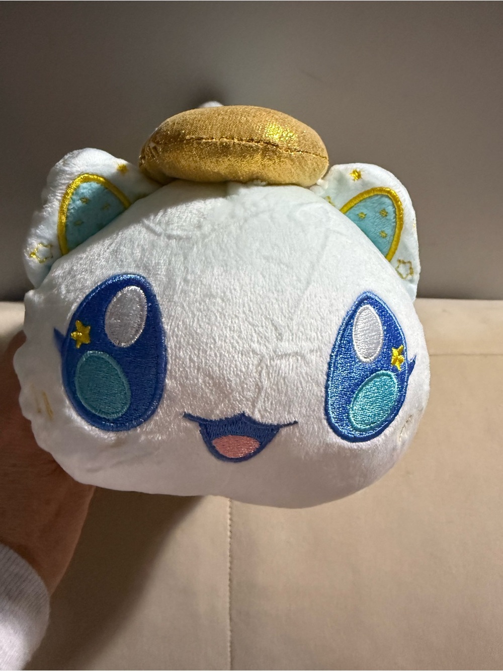 Large Celestial Angel Cat Plush โ Aphmau Inspired Kawaii Kitty